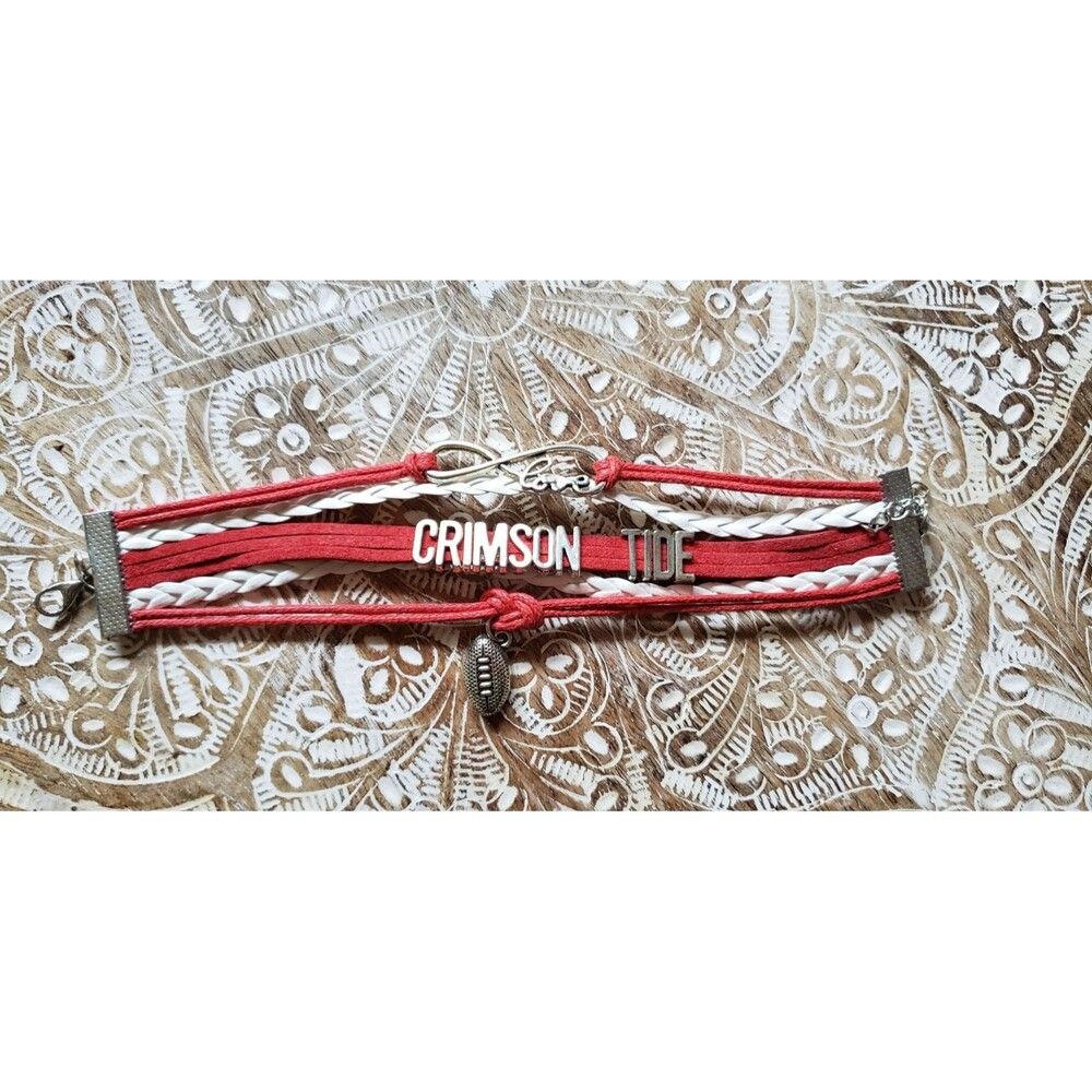 Alabama Crimson Tide Bracelet